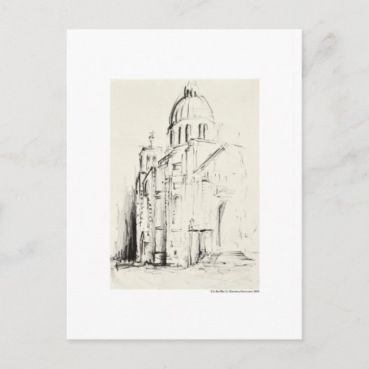 Postkarte für das Bleistift Hannover Landschaft (Vorderseite)