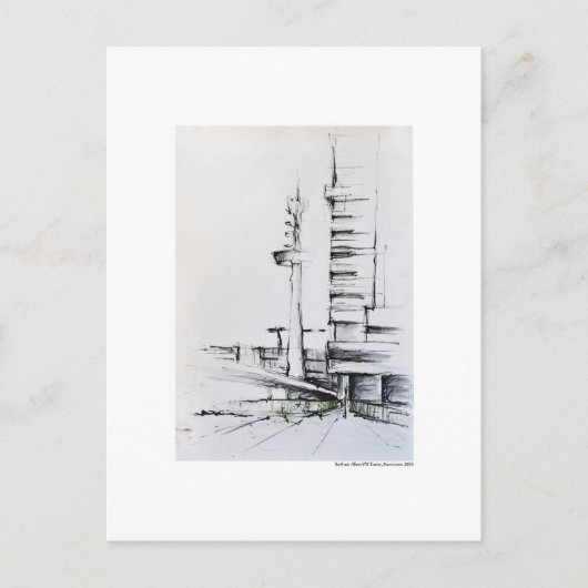 Postkarte für das Bleistift Hannover Landschaft (Vorderseite)