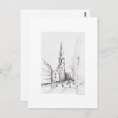 Postkarte für das Bleistift Hannover Landschaft (Vorne/Hinten)