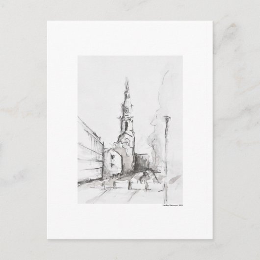 Postkarte für das Bleistift Hannover Landschaft (Vorderseite)