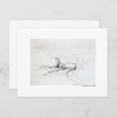 Postkarte für das Bleistift Hannover Landschaft (Vorne/Hinten)