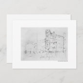 Postkarte für das Bleistift Hannover Landschaft (Vorne/Hinten)