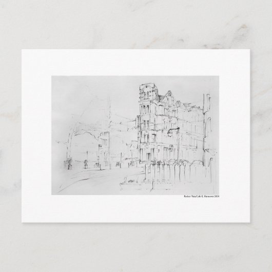 Postkarte für das Bleistift Hannover Landschaft (Vorderseite)