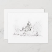 Postkarte für das Bleistift Hannover Landschaft (Vorne/Hinten)