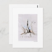 Postkarte für das Bleistift Hannover Landschaft (Vorne/Hinten)