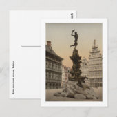 Postkarte für das Brabo-Denkmal (Vorne/Hinten)