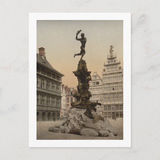 Postkarte für das Brabo-Denkmal (Vorderseite)