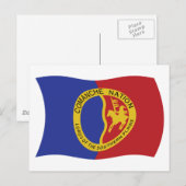 Postkarte für das Comanche Nation (Vorne/Hinten)