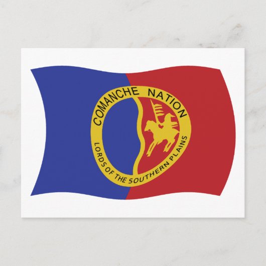 Postkarte für das Comanche Nation (Vorderseite)