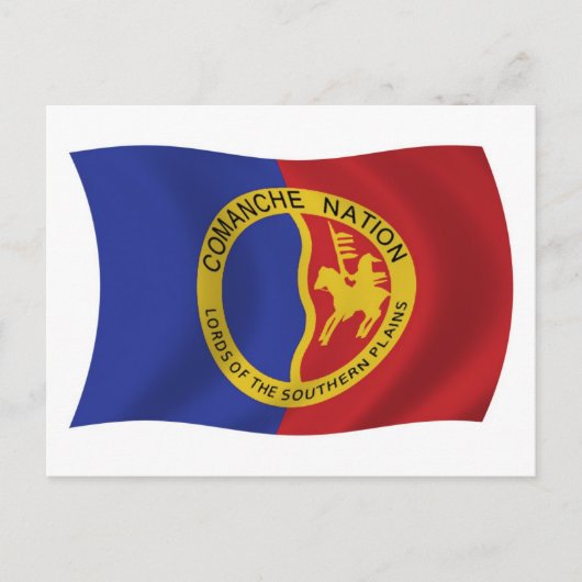 Postkarte für das Comanche Nation (Vorderseite)