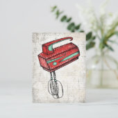 Postkarte für das elektrische Handpult (Stehend Vorderseite)