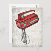 Postkarte für das elektrische Handpult (Vorne/Hinten)