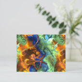 Postkarte für das Fraktal (Stehend Vorderseite)