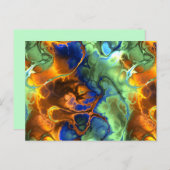 Postkarte für das Fraktal (Vorne/Hinten)