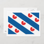 Postkarte für das Friesland (Vorne/Hinten)
