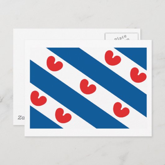 Postkarte für das Friesland (Vorne/Hinten)
