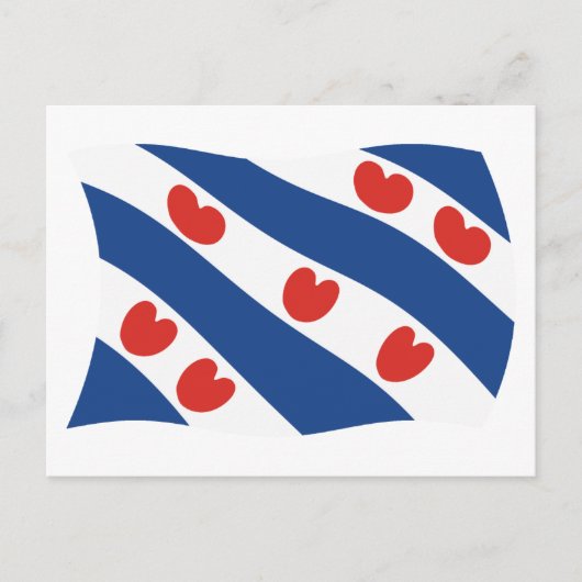 Postkarte für das Frisianische Flag (Vorderseite)