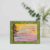 Postkarte für das Gebetsfest/Kundenkarte (Stehend Vorderseite)