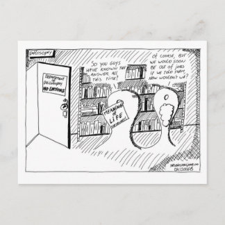 Postkarte für das Geheimzimmer der Philosophie