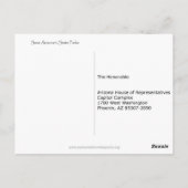 Postkarte für das Haus (Rückseite)