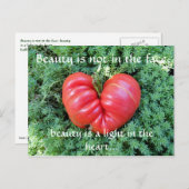 Postkarte für das Herz (Vorne/Hinten)