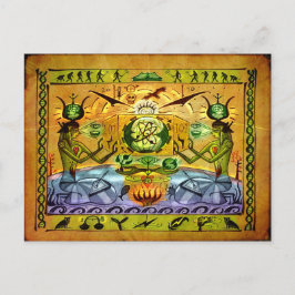 Postkarte für das moderne Ägypten