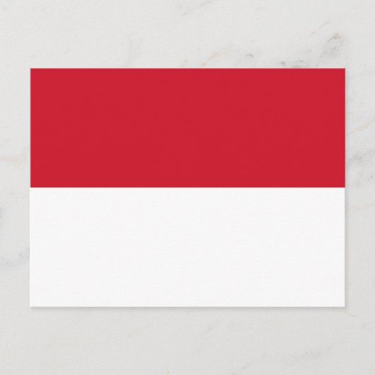 Postkarte für das Monaco-Flag (Vorderseite)