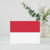 Postkarte für das Monaco-Flag (Stehend Vorderseite)
