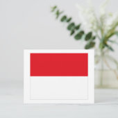 Postkarte für das Monaco-Flag (Stehend Vorderseite)