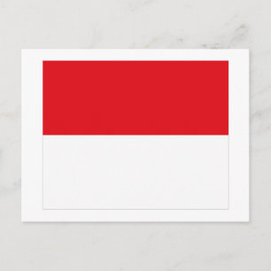 Postkarte für das Monaco-Flag