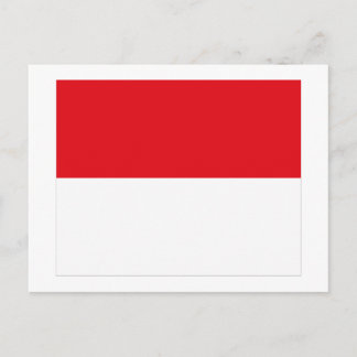 Postkarte für das Monaco-Flag