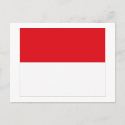 Postkarte für das Monaco-Flag (Vorderseite)