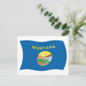 Postkarte für das Montana-Flag (Stehend Vorderseite)