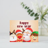 Postkarte für das neue Jahr (Stehend Vorderseite)