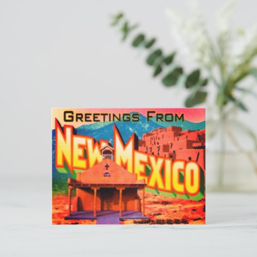Postkarte für das neue Mexiko (Stehend Vorderseite)