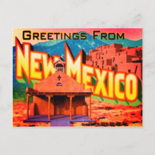 Postkarte für das neue Mexiko