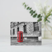 Postkarte für das Rote Telefon in London Westminst (Stehend Vorderseite)