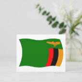 Postkarte für das sambische Flag (Stehend Vorderseite)
