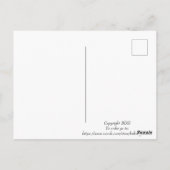 Postkarte für das Schlagherz (Rückseite)