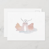 Postkarte für das Schneckenheld (Vorne/Hinten)