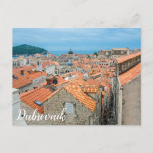 Postkarte für das Stadtzentrum von Dubrovnik