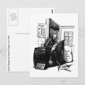 Postkarte für das Todesregister (Vorne/Hinten)