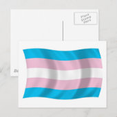 Postkarte für das Transgender-Pricing (Vorne/Hinten)