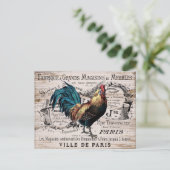 Postkarte für das Vintage Pariser Rodelland (Stehend Vorderseite)