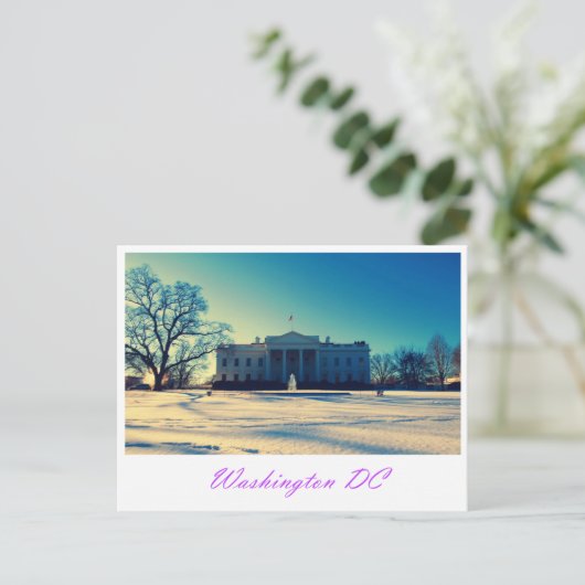 Postkarte für das Weiße Haus (Stehend Vorderseite)