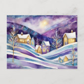 Postkarte für das Winterdorf (Vorderseite)