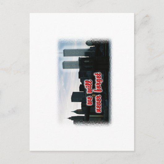 Postkarte für das World Trade Center (Vorderseite)