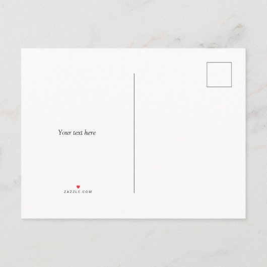 Postkarte für den Abschluss (Rückseite)