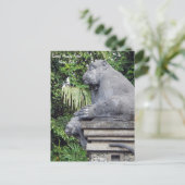 Postkarte für den Affenwald (Stehend Vorderseite)