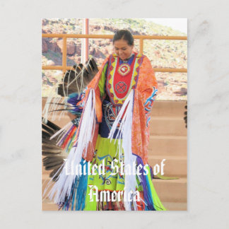 Postkarte für den Amerikanische Ureinwohner Nord